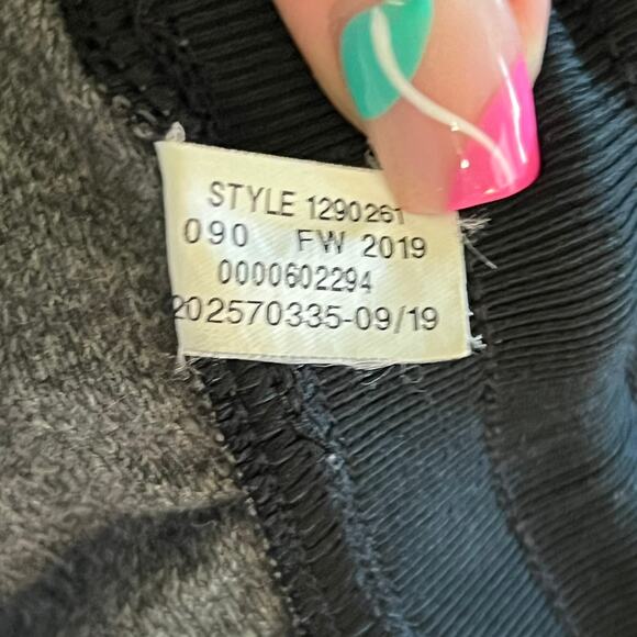 Under Armour Loose Cold Gear Jogger Pants Heather Gray Black Drawstring Sz L - Picture 7 of 7